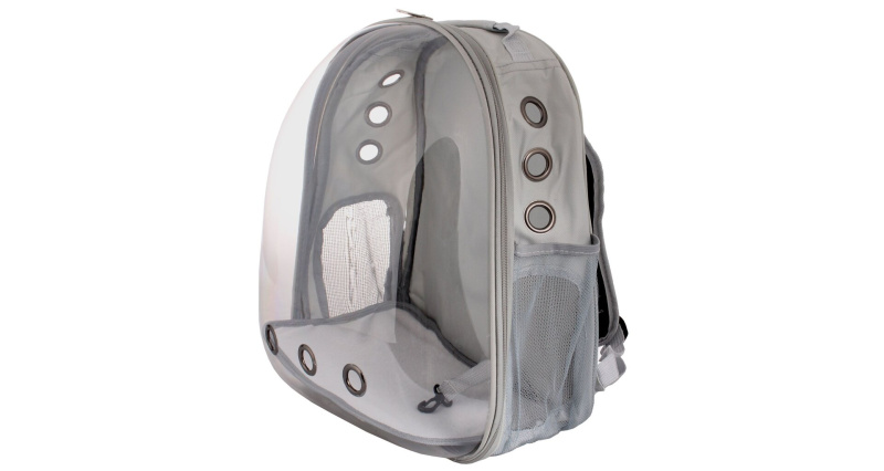 Petbag Transparent batoh na mazlíčky šedá, 1 ks