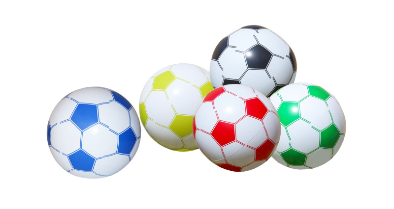 Beach Ball multibalení gumových míčů 5 ks, 1 sada