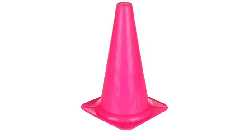 Sport kužel 30 cm růžová, 1 ks
