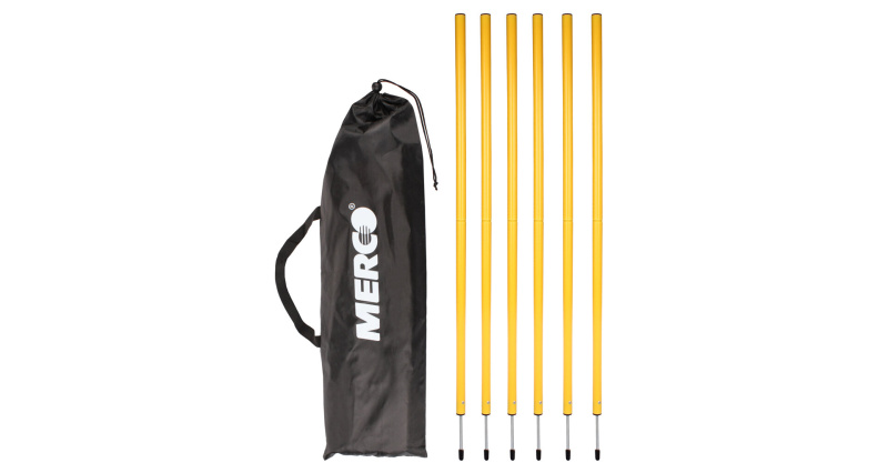 Slalom 100 sada 6 slalomových tyčí, 1 sada