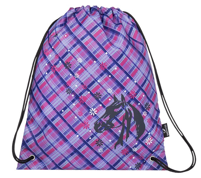 Bagmaster SÁČEK GALAXY 7 B školní na přezůvky / tělocvik - černý kůň