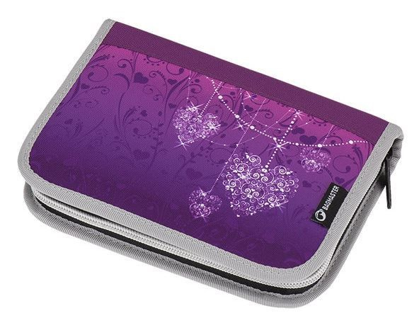 Dívčí školní penál Case Alfa 7 Pink/Purple BagMaster