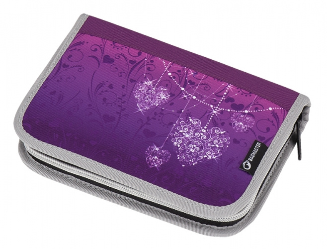 Dívčí školní penál Case Alfa 7 Pink/Purple BagMaster