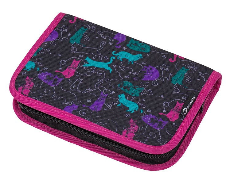 Školní penál Bagmaster - EPSON 8 A BLACK/PINK/GREEN