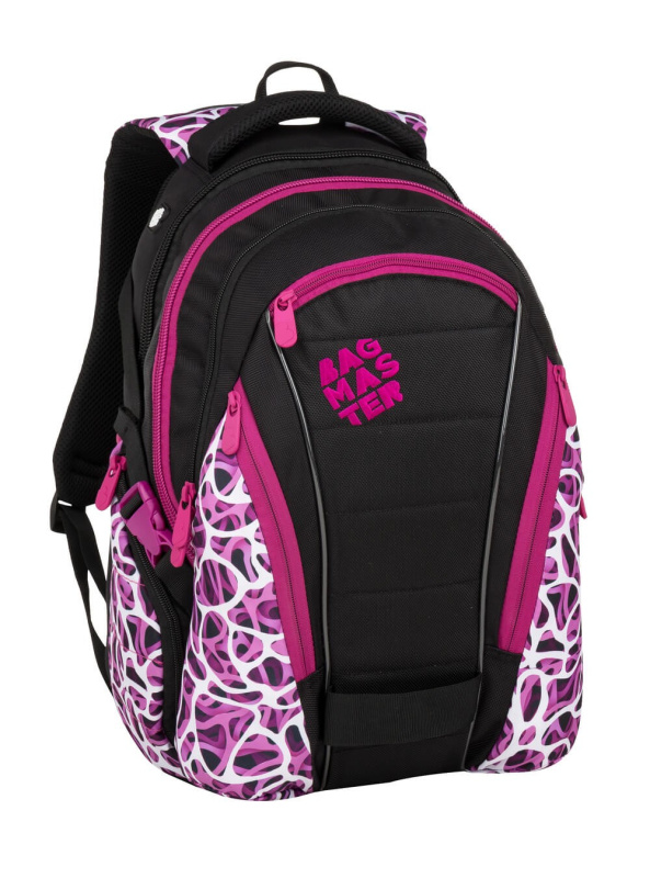 19a BAG 9 C PURPLE/WHITE/BLACK