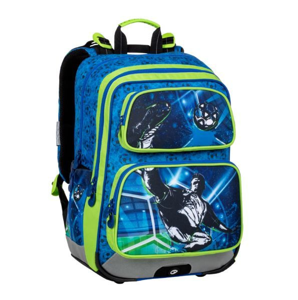 Školní batoh Bagmaster gen 20 b blue/green/black pro 1.-3. třídu BagMaster
