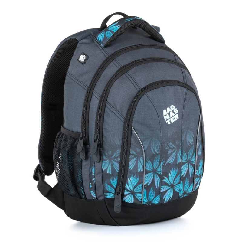 Bagmaster SUPERNOVA 21 B studentský batoh - tmavě šedo modrý