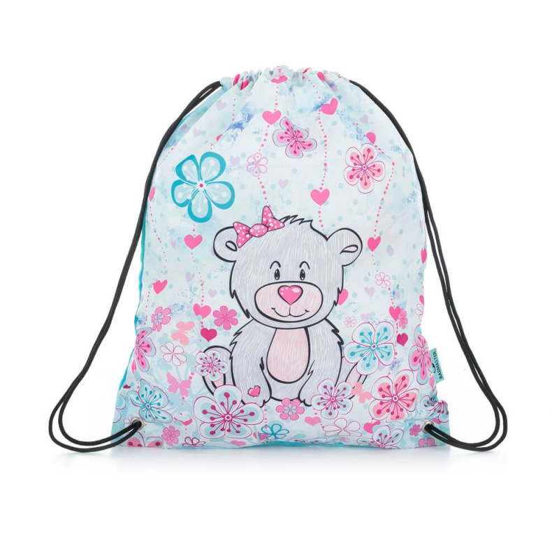 Bagmaster sáček na přezůvky lumi 21 c gray/blue/pink BagMaster