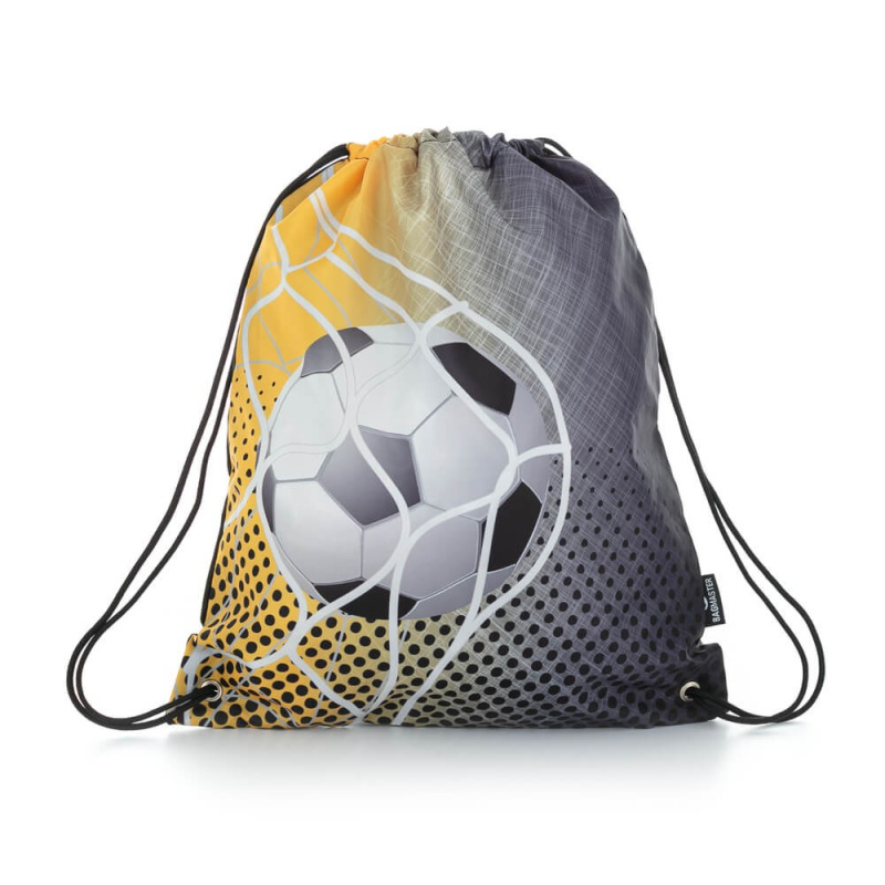Bagmaster SÁČEK LUMI 21 D školní na přezůvky / tělocvik - žlutý fotbal