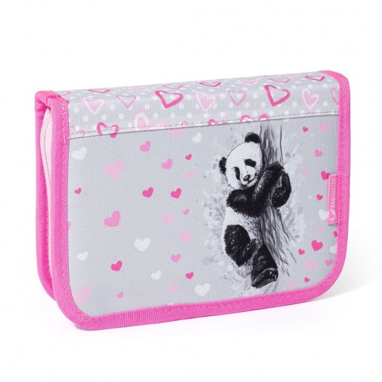 Školní dvouchlopňový penál - panda BagMaster