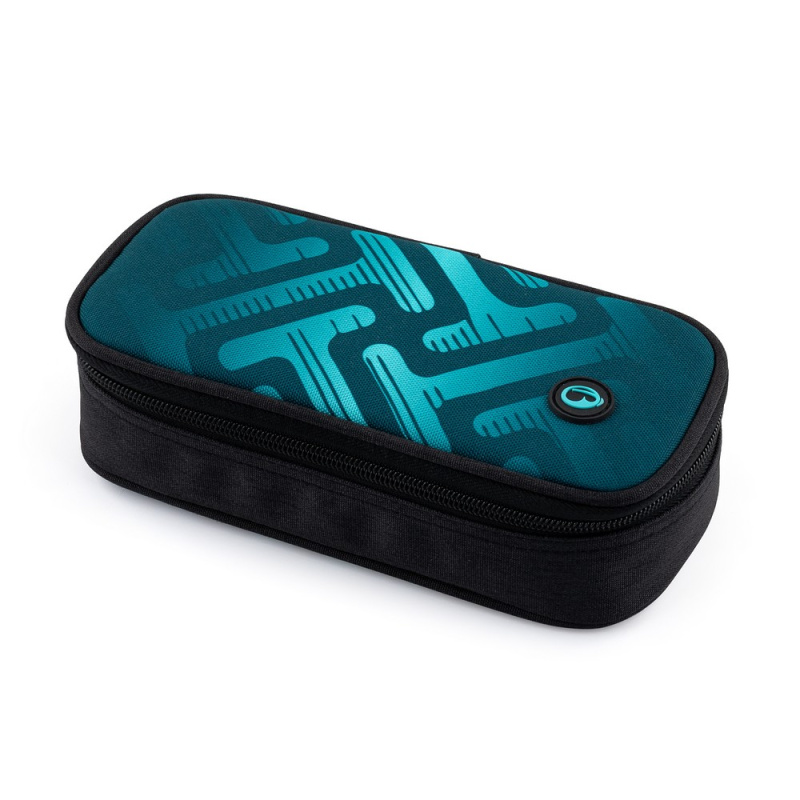 Školní penál - modrý BagMaster