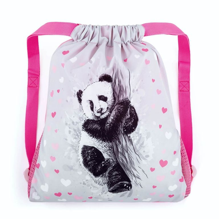 Školní sáček na přezůvky / tělocvik - panda BagMaster