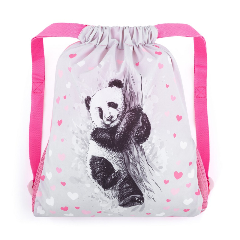 Školní sáček na přezůvky / tělocvik - panda BagMaster