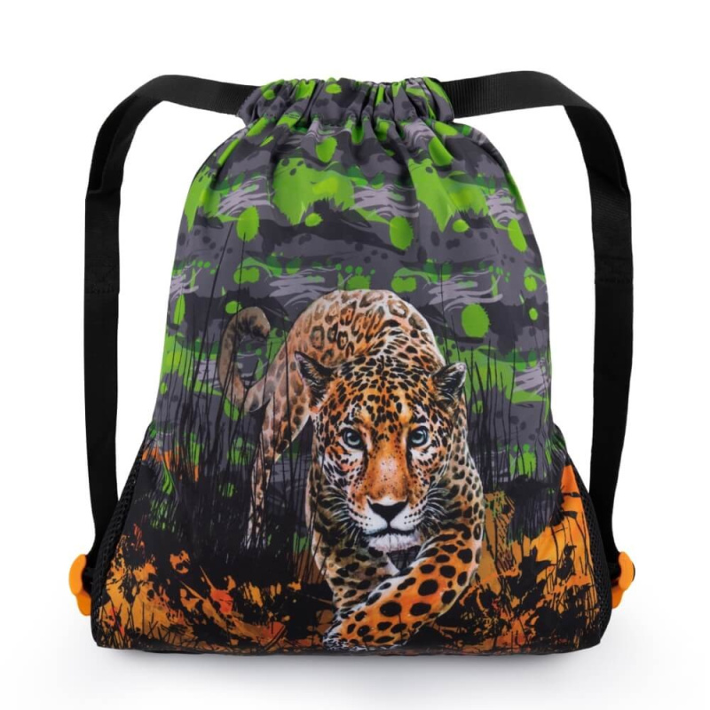 Bagmaster SÁČEK BETA 22 C školní na přezůvky / tělocvik - levhart