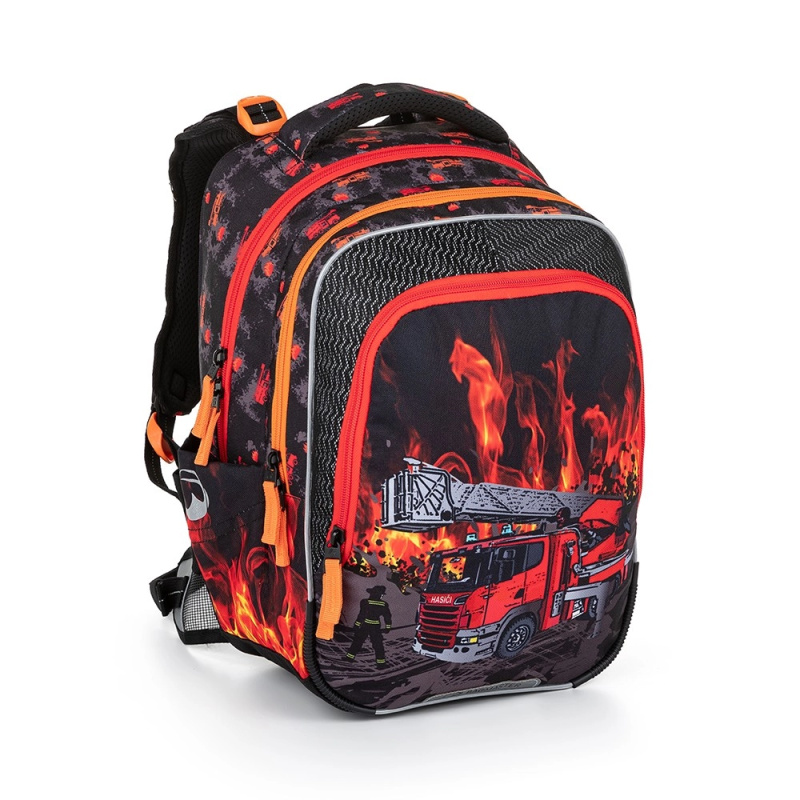 Bagmaster BETA 23 B školní batoh - Hasiči BagMaster