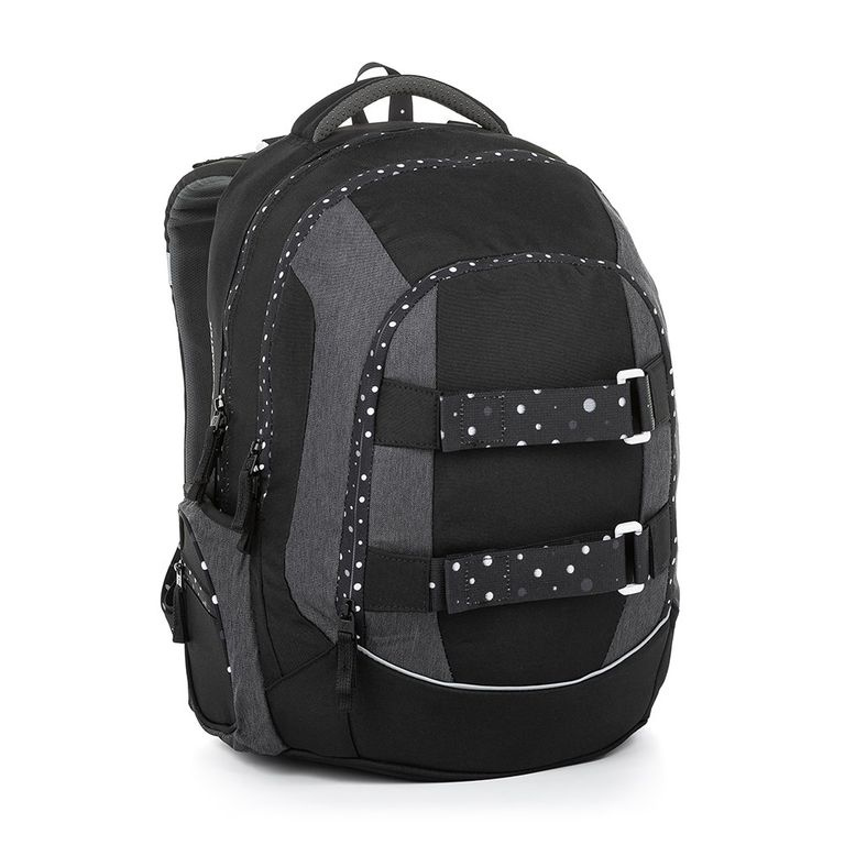 Bagmaster FLICK 23 A studentský batoh - černo bílý BagMaster