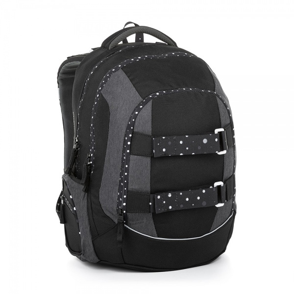 Bagmaster FLICK 23 A studentský batoh - černo bílý BagMaster