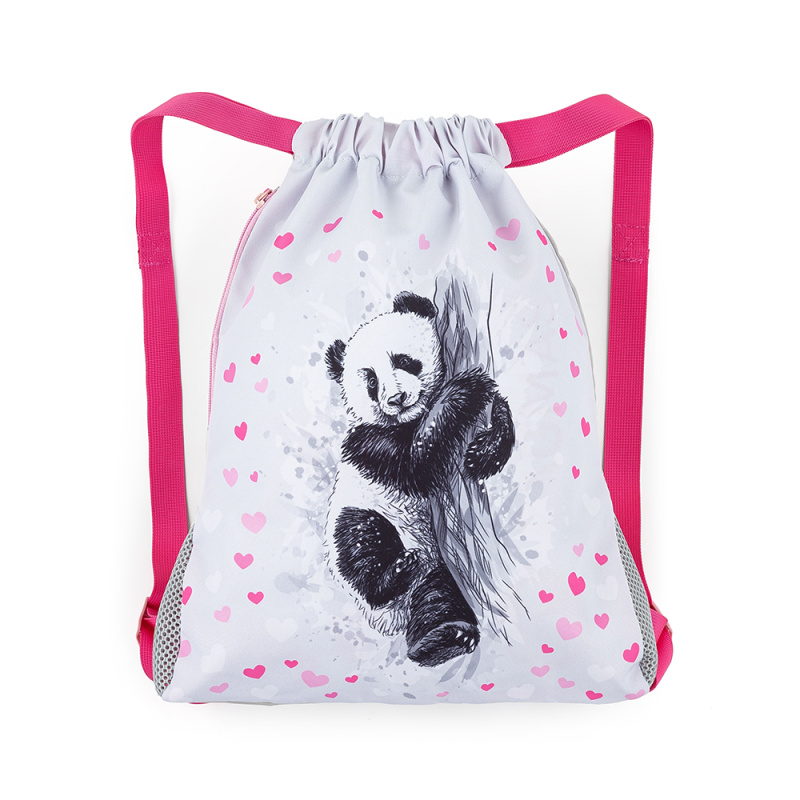 Bagmaster SÁČEK PRIM 23 B školní na přezůvky / tělocvik - panda BagMaster