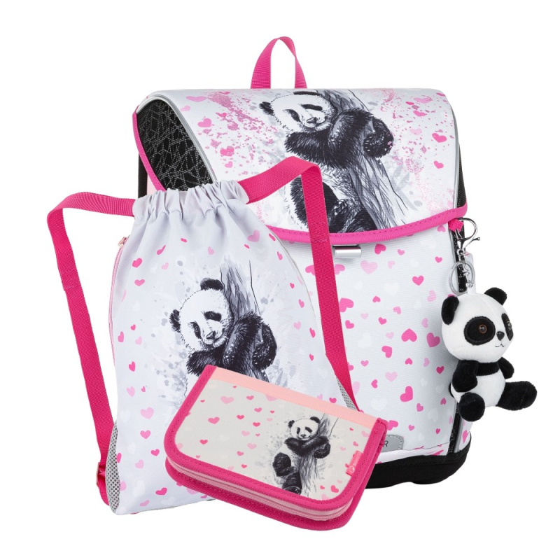 Bagmaster PRIM 23 B malý školní set pro prvňáčky - panda BagMaster