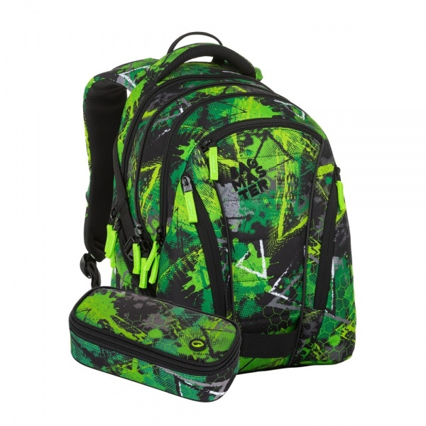 Bagmaster BAG 23 A studentský set - zeleno černý BagMaster