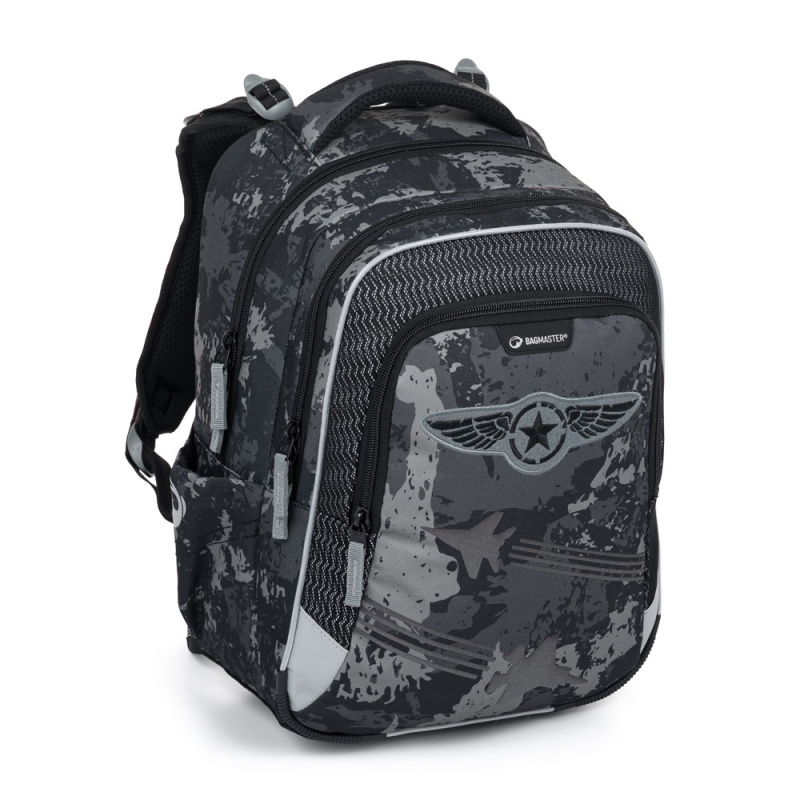 Bagmaster LUMI 24 B školní batoh – stíhačky BagMaster