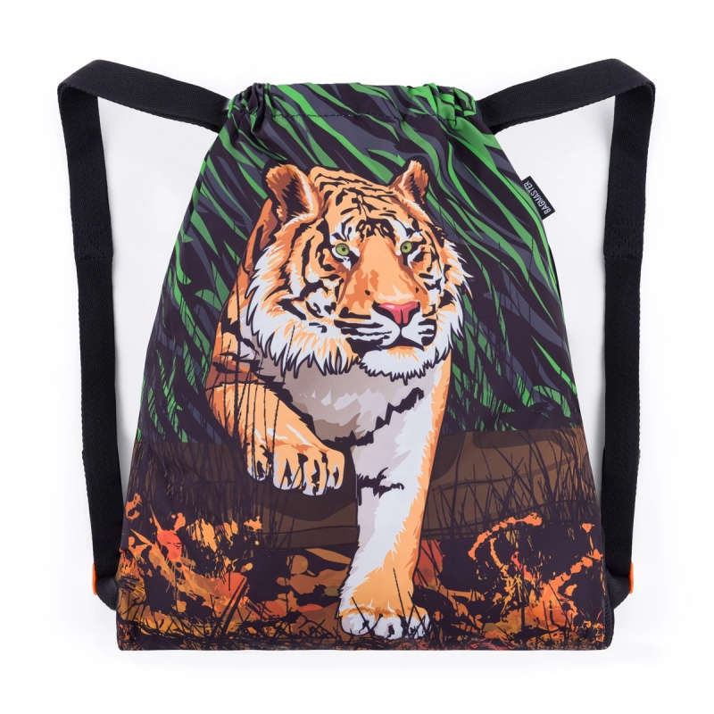 Bagmaster SÁČEK BETA 24 B školní na přezůvky / tělocvik – tygr BagMaster
