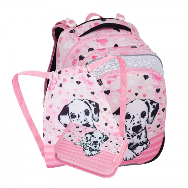 Bagmaster BETA 24 A malý školní set pro prvňáčky – dalmatin BagMaster