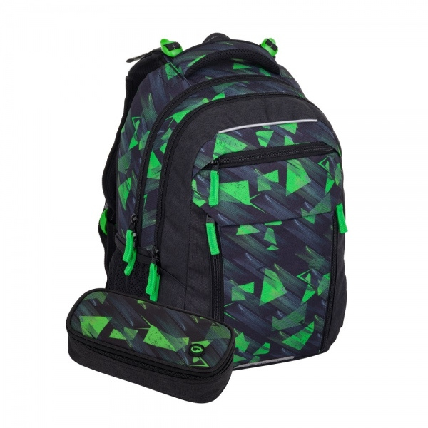 Bagmaster PORTO 24 A školní set – černo-zelený BagMaster