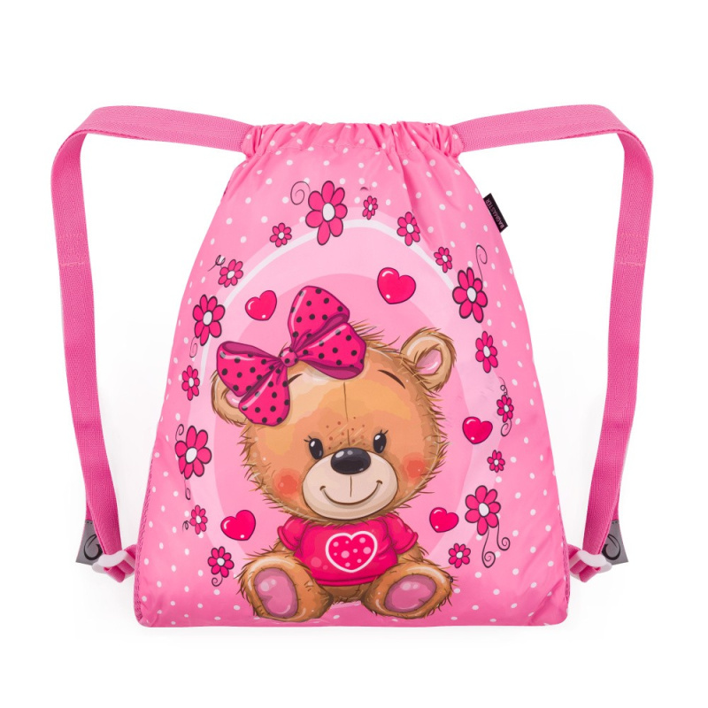 Bagmaster SÁČEK VEGA 24 B školní na přezůvky / tělocvik – medvídek BagMaster