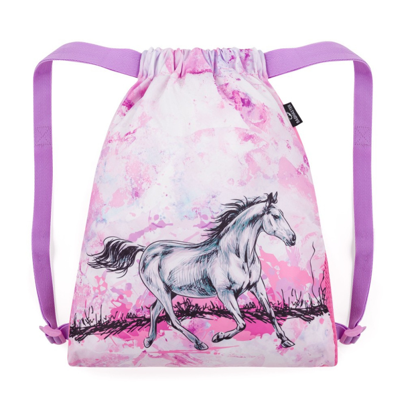 Bagmaster SÁČEK DOPI 24 A školní na přezůvky / tělocvik – koně BagMaster