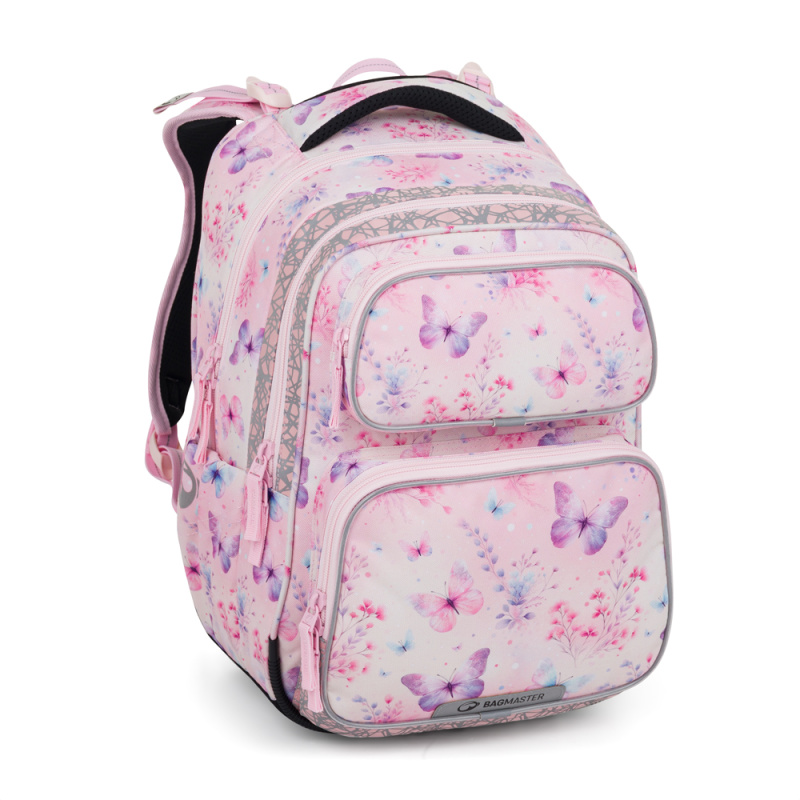 Bagmaster DOPI 25 A školní batoh – motýlci BagMaster