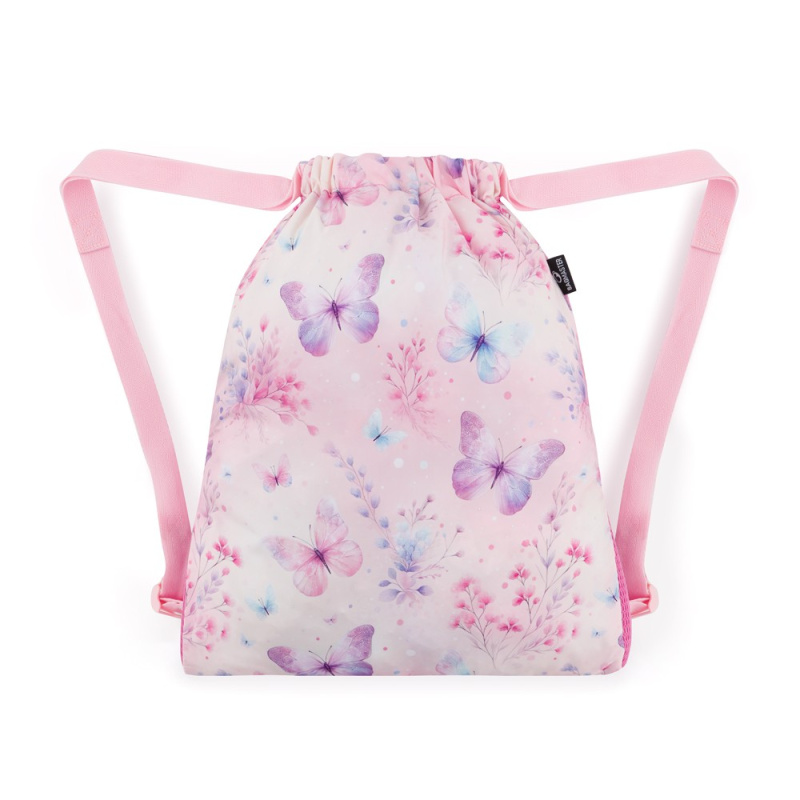 Bagmaster SÁČEK DOPI 25 A školní na přezůvky / tělocvik – motýlci BagMaster