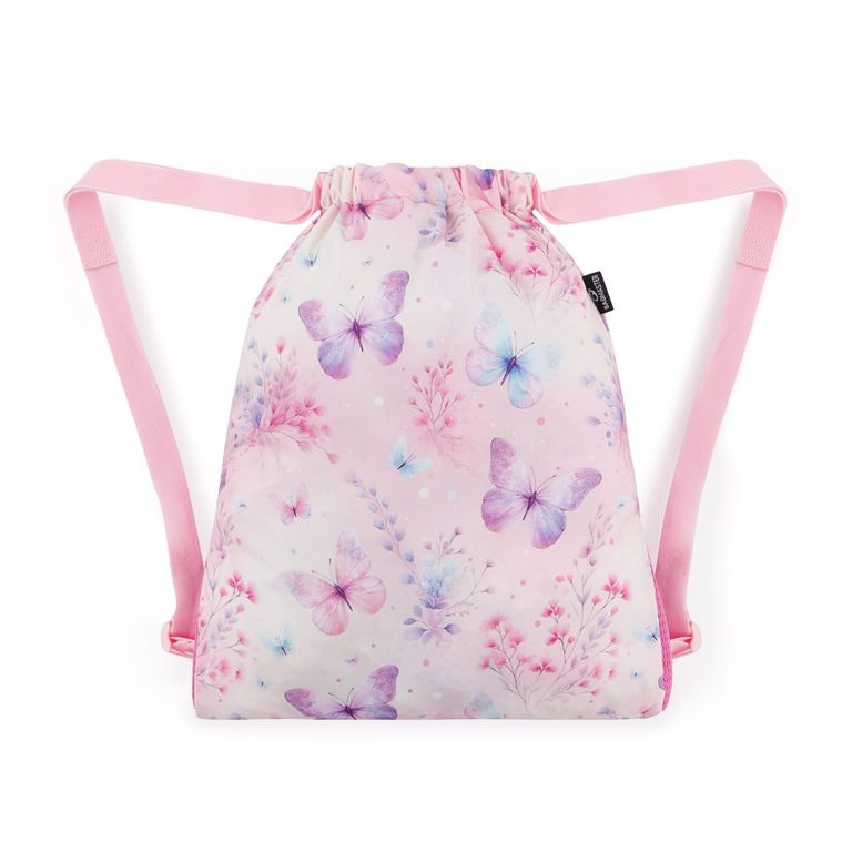Bagmaster SÁČEK DOPI 25 A školní na přezůvky / tělocvik – motýlci BagMaster