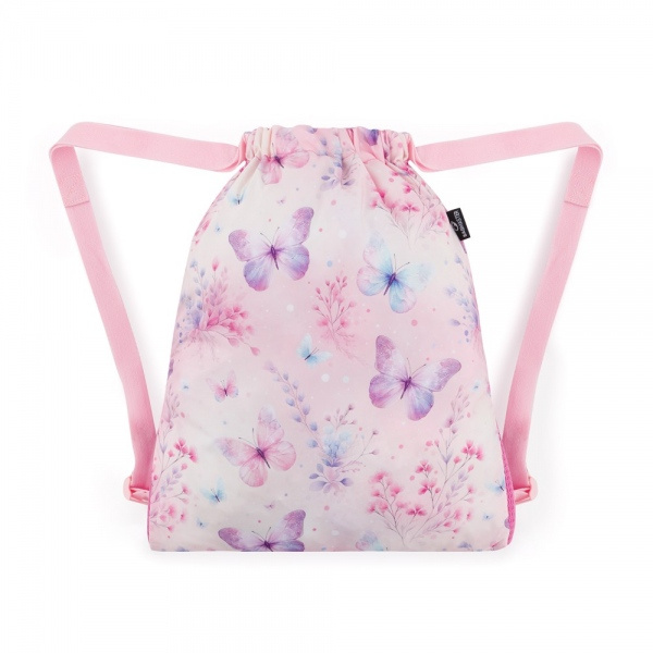 Bagmaster SÁČEK DOPI 25 A školní na přezůvky / tělocvik – motýlci BagMaster