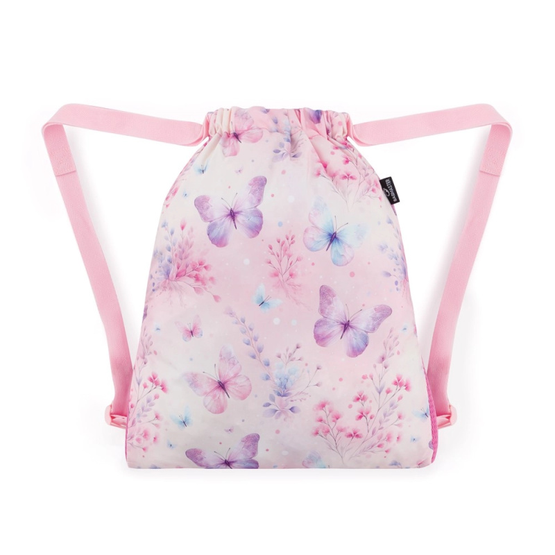Bagmaster SÁČEK DOPI 25 A školní na přezůvky / tělocvik – motýlci BagMaster