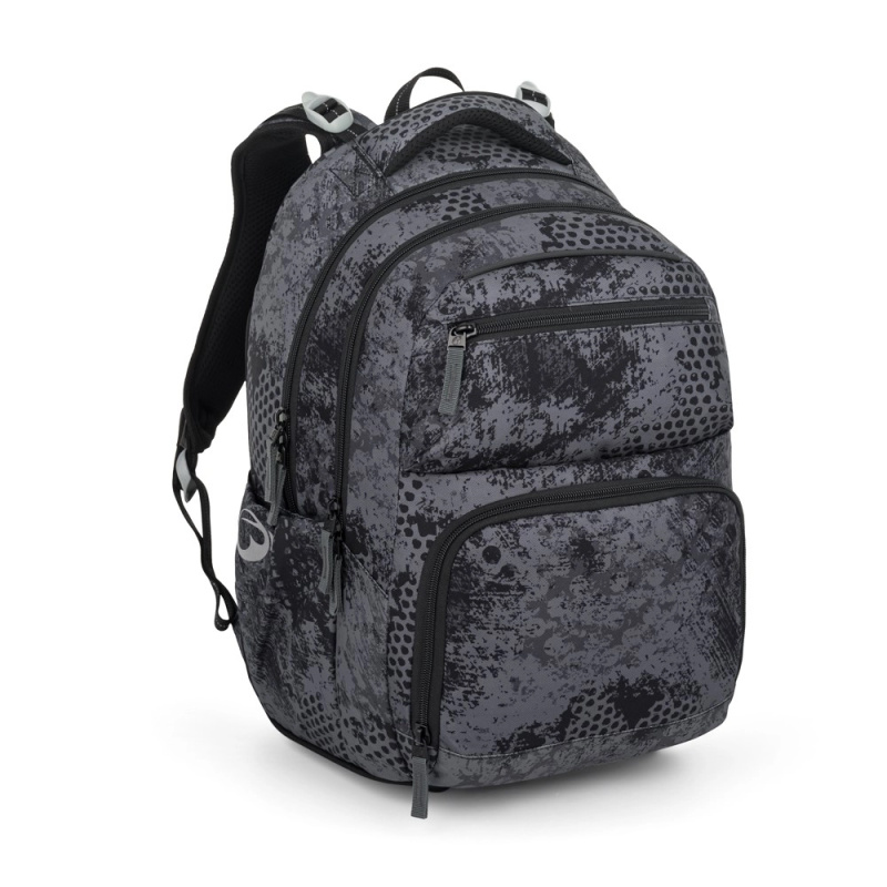Bagmaster ZIPSTER 25 B školní batoh – šedý BagMaster