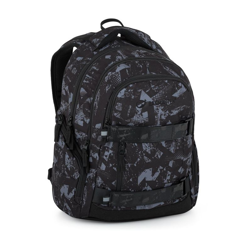 Bagmaster NOMAD 25 B studentský batoh – černo-šedý BagMaster