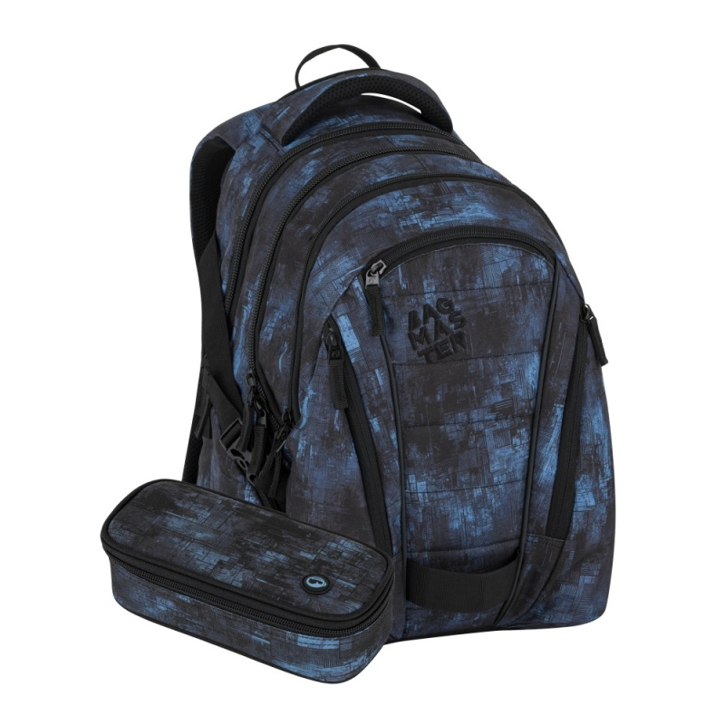 Bagmaster BAG 25 B studentský set – černo-modrý BagMaster