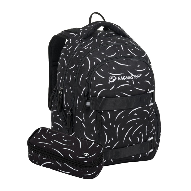 Bagmaster NOMAD 25 A studentský set – černo-bílý BagMaster