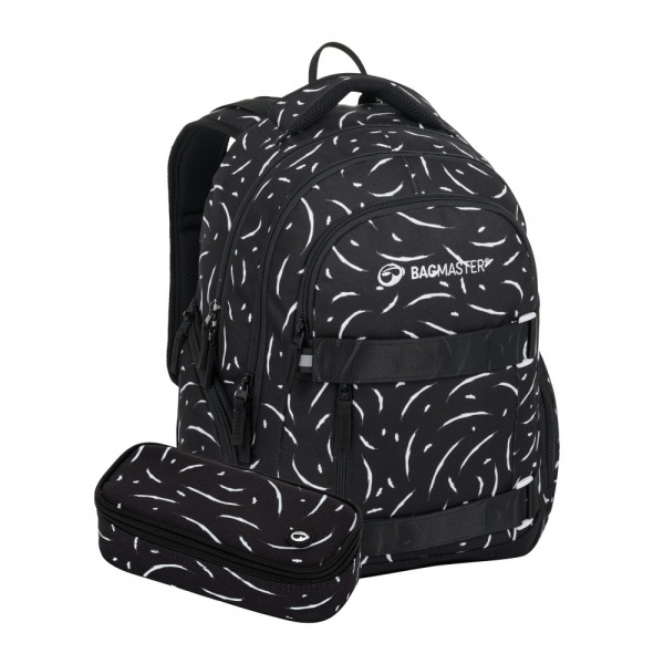 Bagmaster NOMAD 25 A studentský set – černo-bílý BagMaster