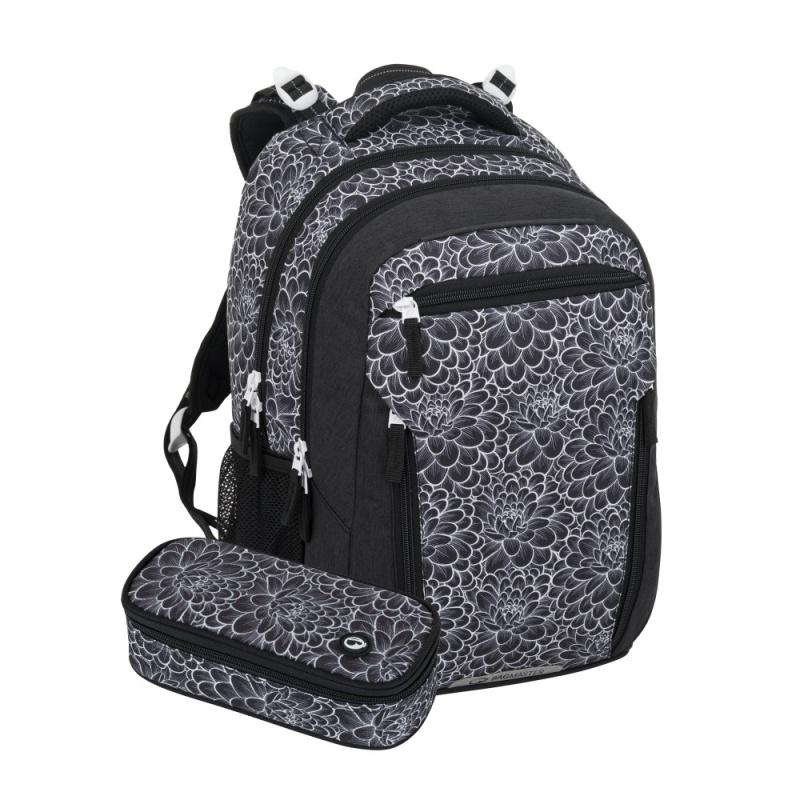 Bagmaster PORTO 25 A studentský set – černo-bílý BagMaster