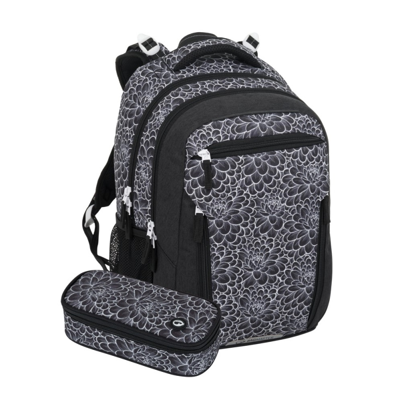 Bagmaster PORTO 25 A studentský set – černo-bílý BagMaster