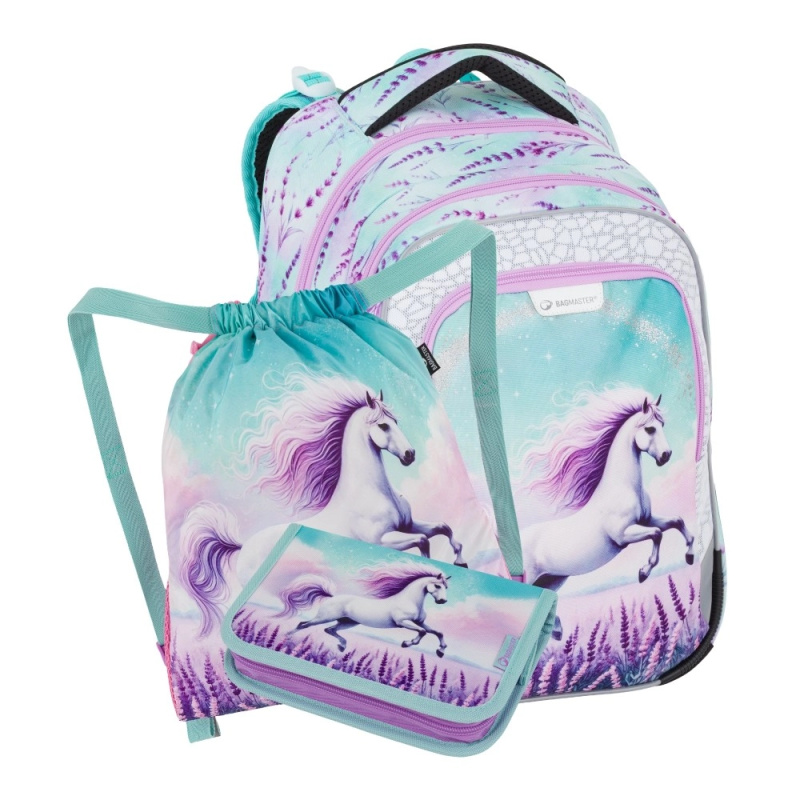 Bagmaster LUMI 26 B malý školní set pro prvňáčky – kůň