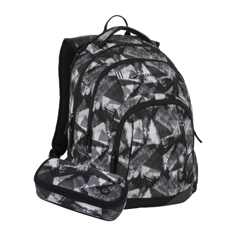 Bagmaster LINCOLN 26 A studentský set – černo-bílý
