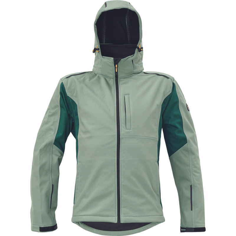 DAYBORO softshell bunda mech.zelená vel.4XL