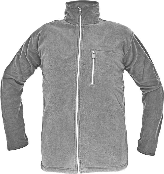 Fleece bunda Karela šedá - M