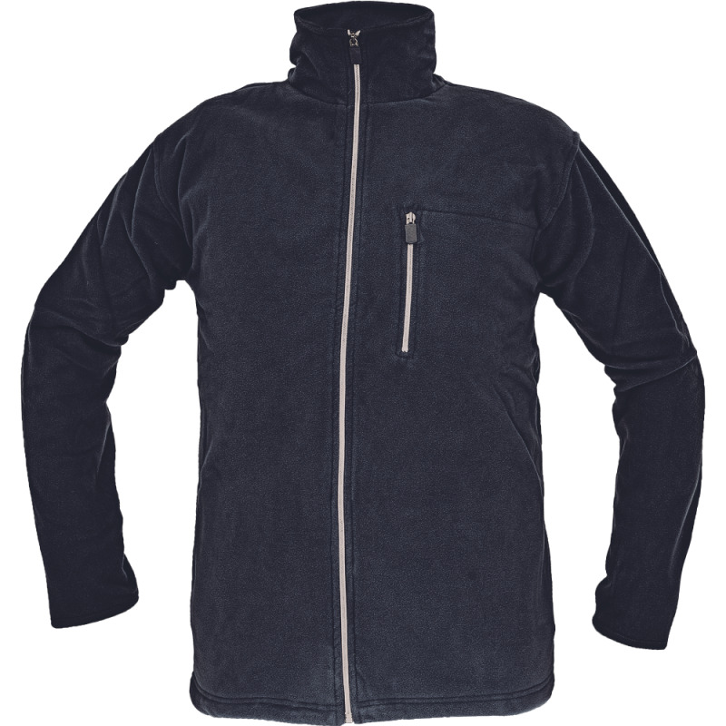 Fleece bunda Karela černá - M