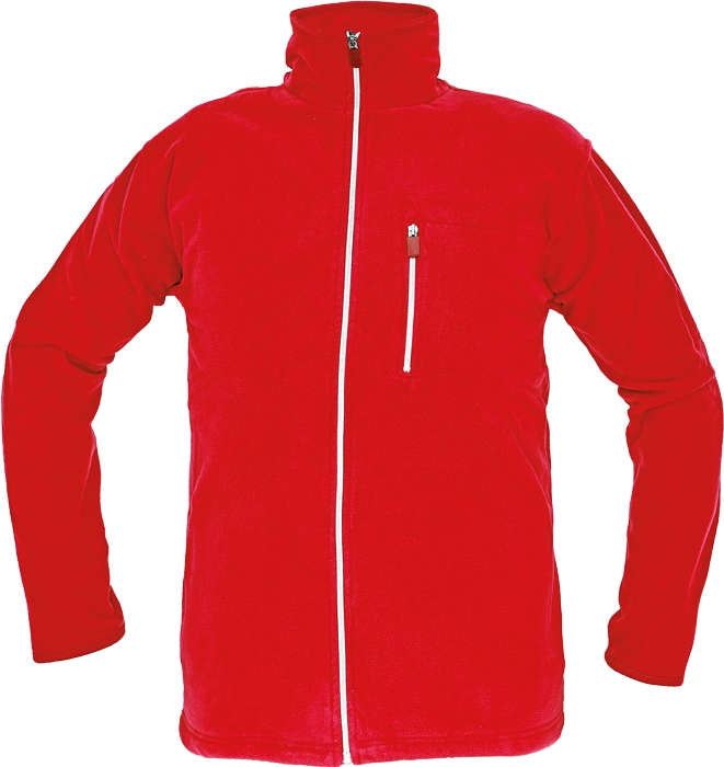 Fleece bunda Karela červená - L