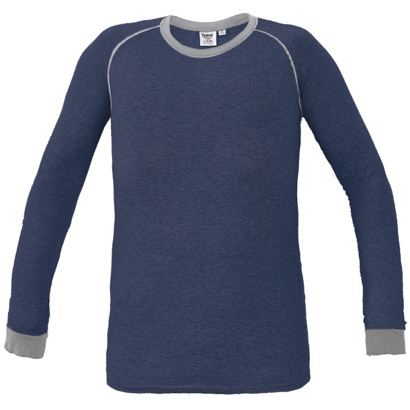 Lion tričko dlouhý rukáv navy - XL/XXL
