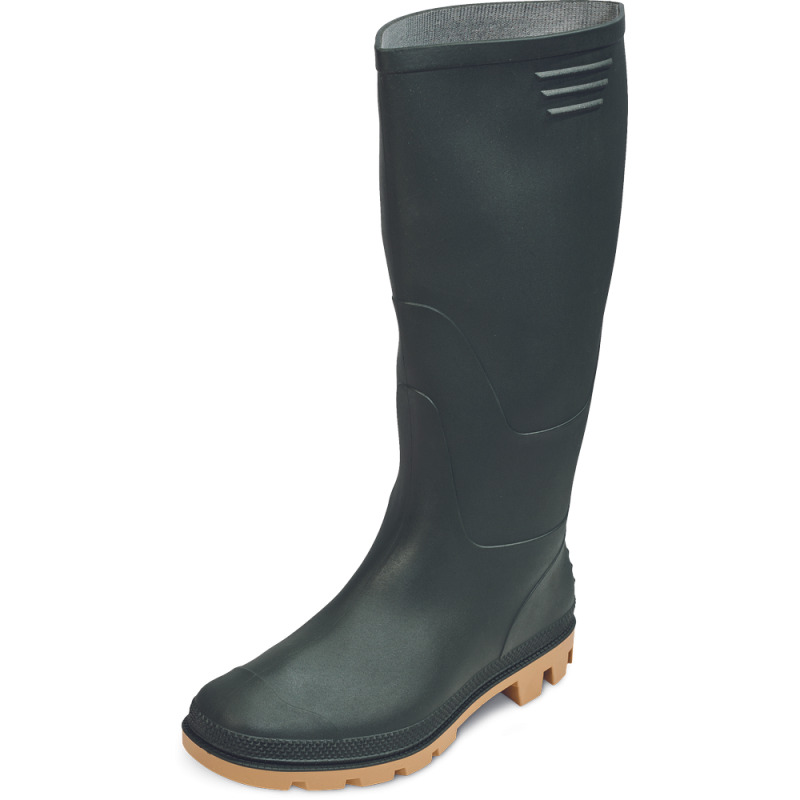 Holínky vys.oliv. PVC Ginocchio verde-38